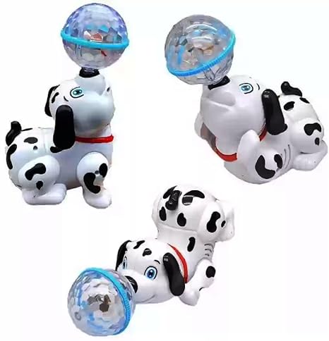 AM2905 Dancing Dog GY388-19 with Music Flashing Lights Sound & Light Toys for Small Babies