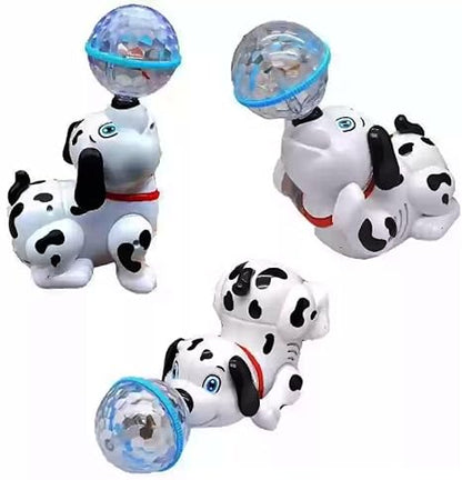 AM2905 Dancing Dog GY388-19 with Music Flashing Lights Sound & Light Toys for Small Babies