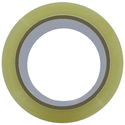 AM0292 (PACK OF 1) Clear Packing Tape 2 inch (Transparent ) - 48mm / 2" Width - BOPP Industrial Packaging Tape