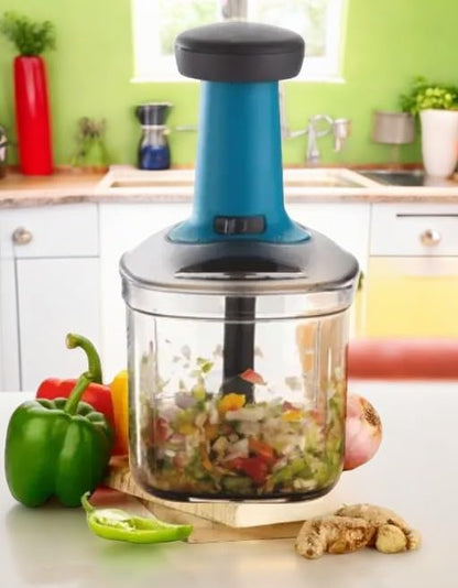 AM7688 2in1 Press Vegetable Choppers for Kitchen (1100 ML)