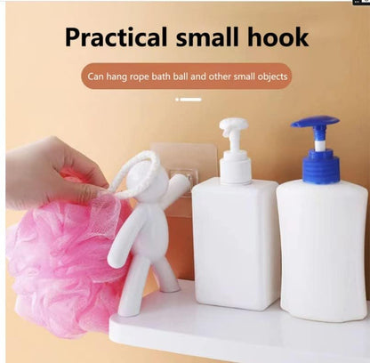 9271 Wall Mounted Bathroom Shelf – Self-Adhesive Plastic Rack