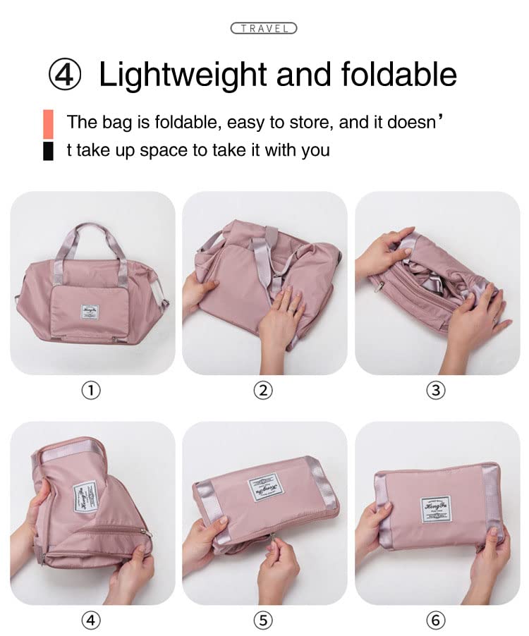 3792 Foldable Polyester Travel Duffel Bag