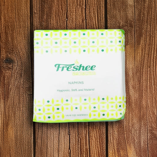 AM5729 Freshee Value Plus Paper Napkins - 1 Ply (50 Napkins) - 23cmx25cm