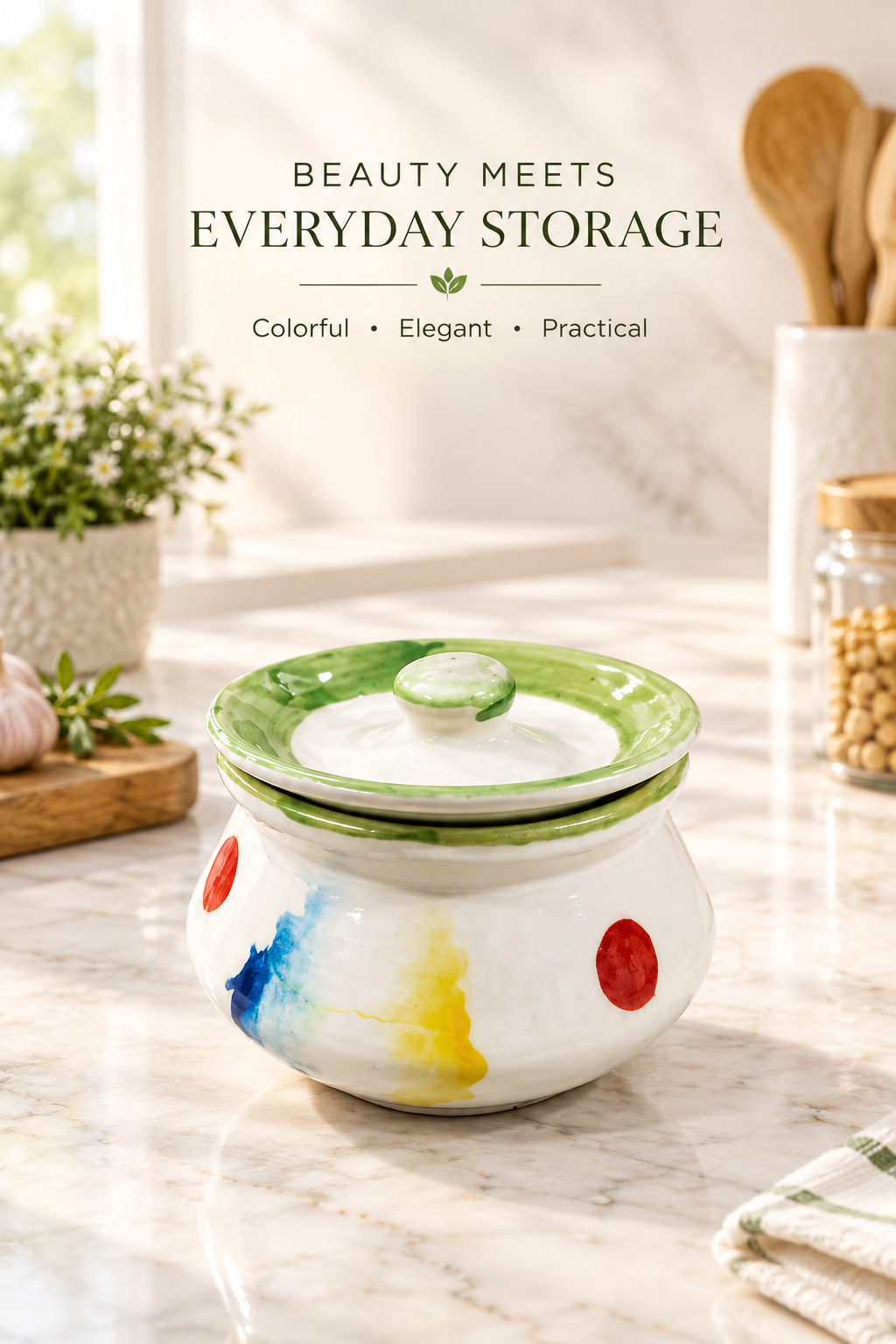 TM0201 Ceramic Handi With Lid