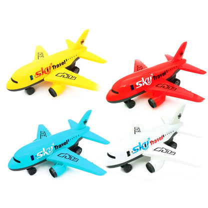 AM6116 Sky Travel Friction-Powered Airplane Toy for Kids