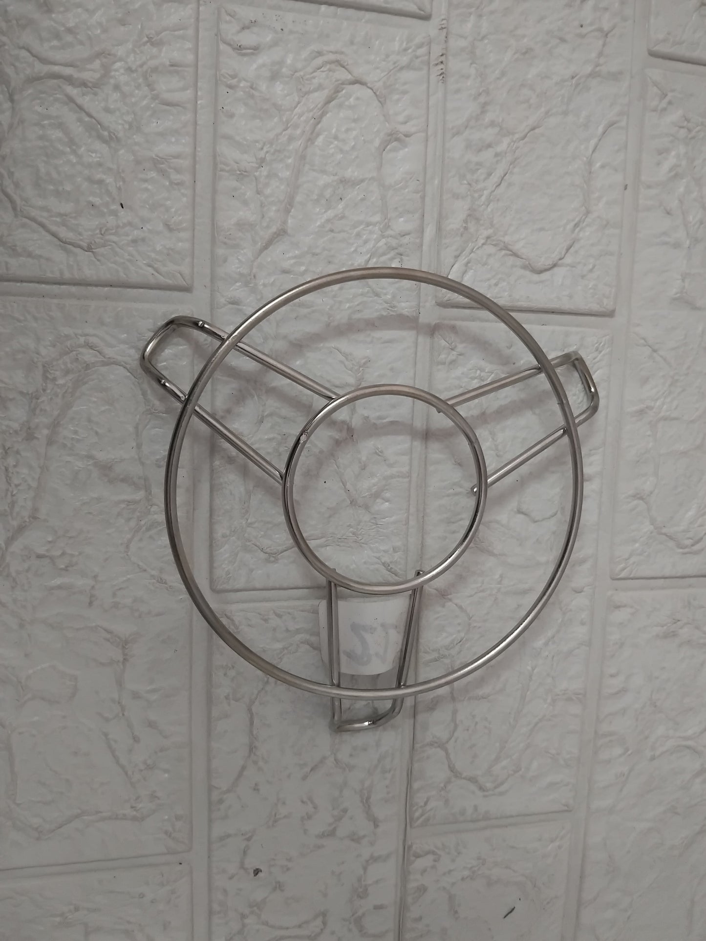 AM3569 Round Hot Plate Stand Stainless Steel For Kitchen 1 Pcs