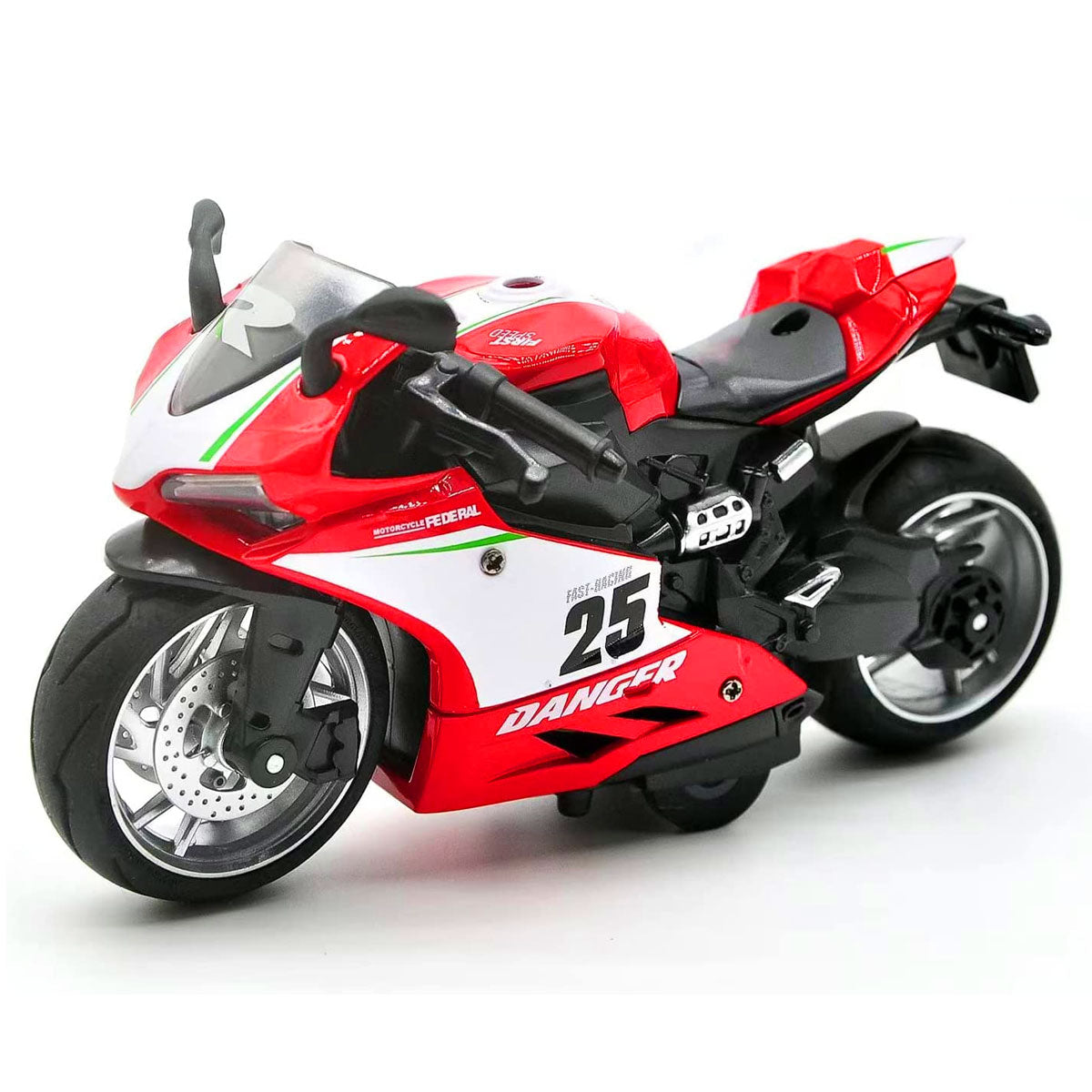 AM5969 Die-cast Metal Motorcycle Toy