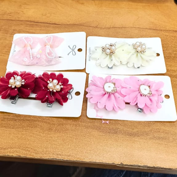 AM5013 Mix & Cute Hair Bows Hair Clips for Toddler Girls 1pc