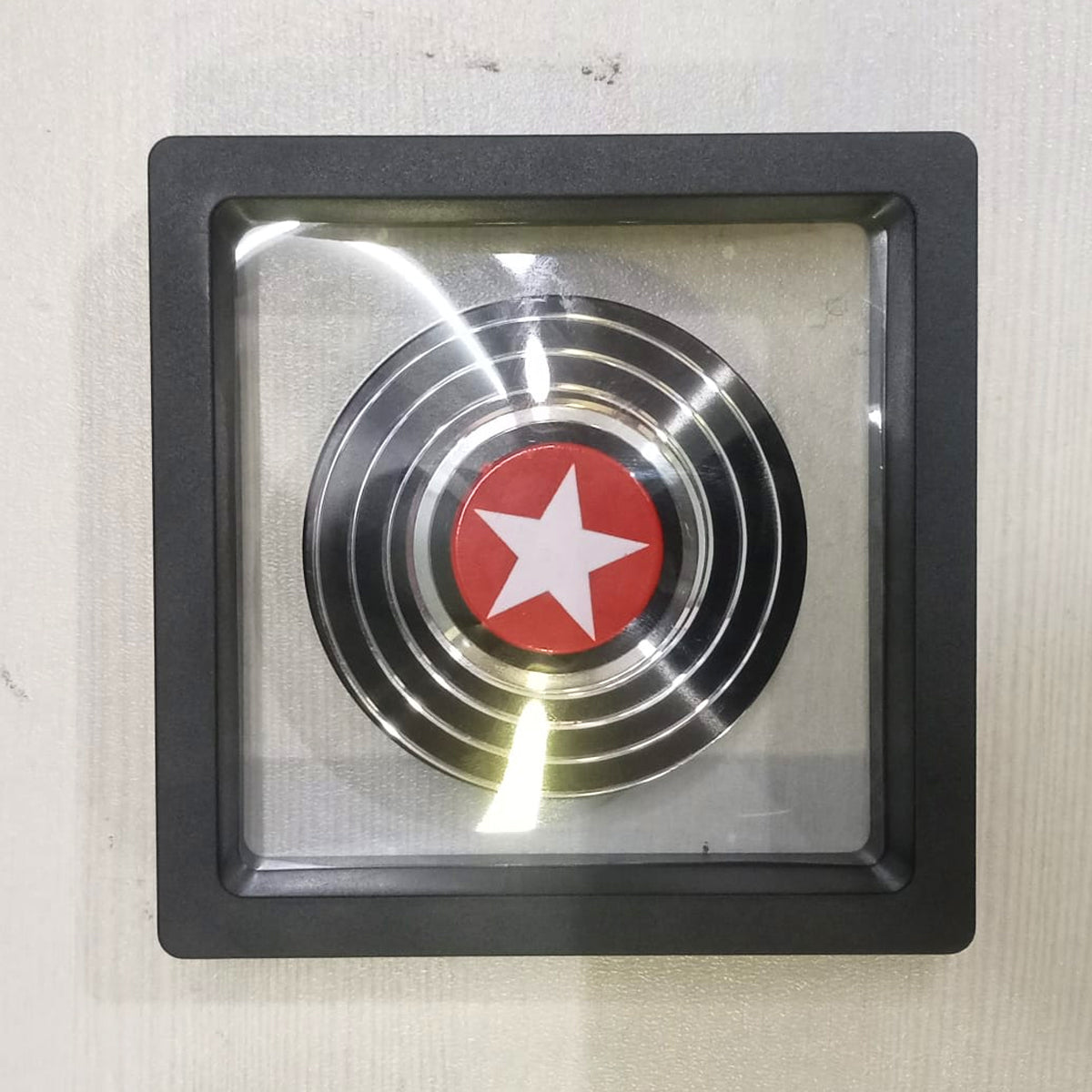 AM5866 Multi-design Marvel Shield Metal Spinner (Pack of 1)
