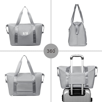 3792 Foldable Polyester Travel Duffel Bag