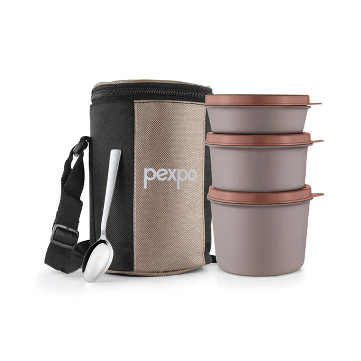 Di0386 Pexpo Magnum Lunch Box Set – Premium Insulated Tiffin with Leak-Proof Containers & Carry Bag