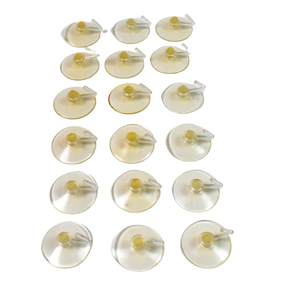18550 Transparent Rubber Vacuum Sucker, Suction Cup Hooks (18 Pcs Set)
