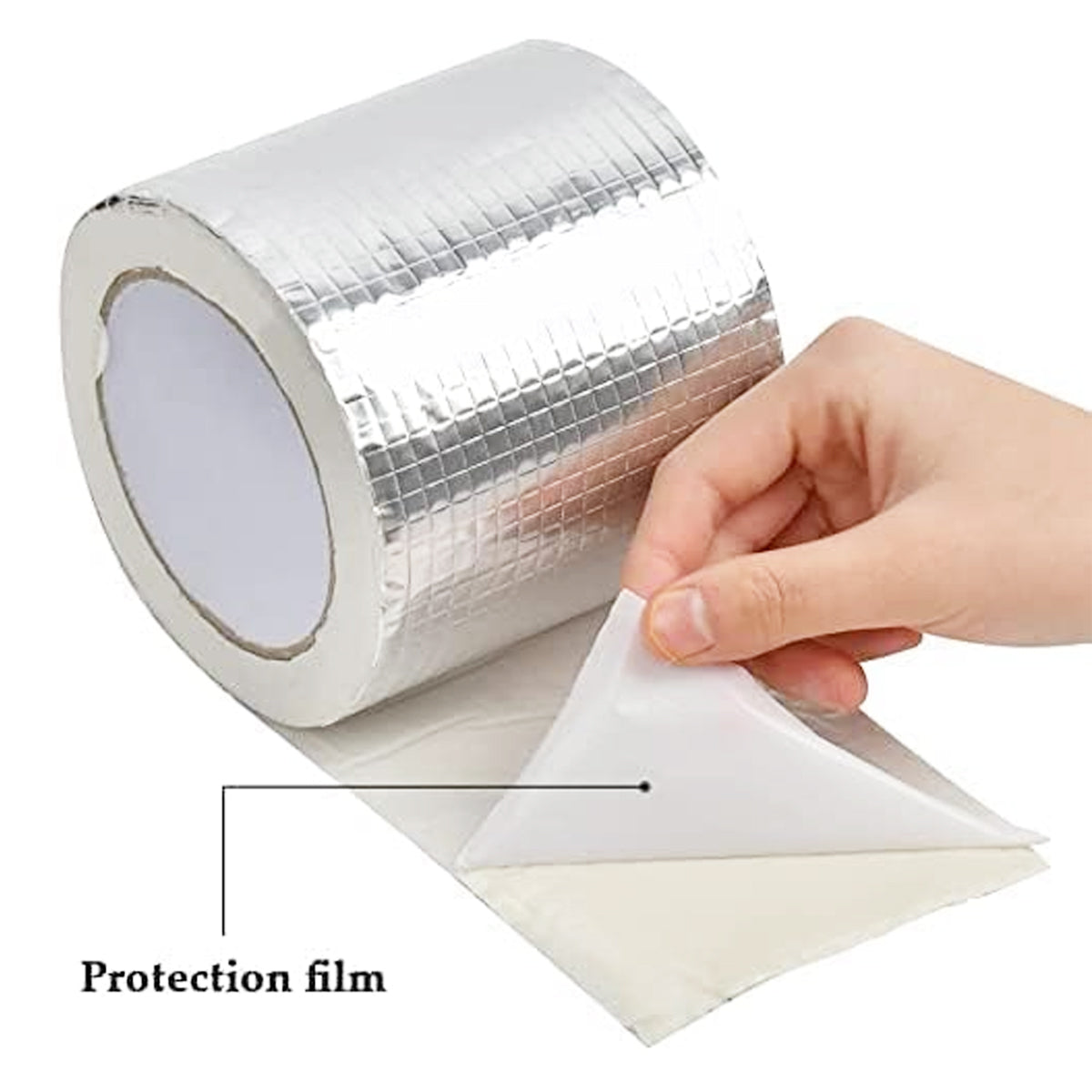 AM5582 Aluminium Self Adhesive Foil Tape (4 Inch X 5 MTR) 5 m Butyl Tape