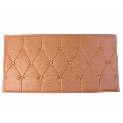 16035 Self Adhesive 3D Foam Wall Panel Cushion Wallpaper (1 Pc, Brown, 69x35 Cm)