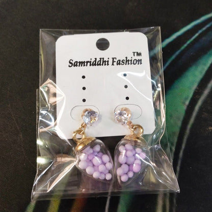 AM5872 Multidesign Lightweight Drop Earrings - Pack of 1 pair