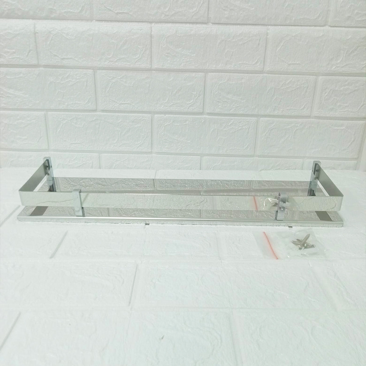 AM6060 Stainless Steel Wall Mounted Bathroom Shelf – (18 x 5 Inch)