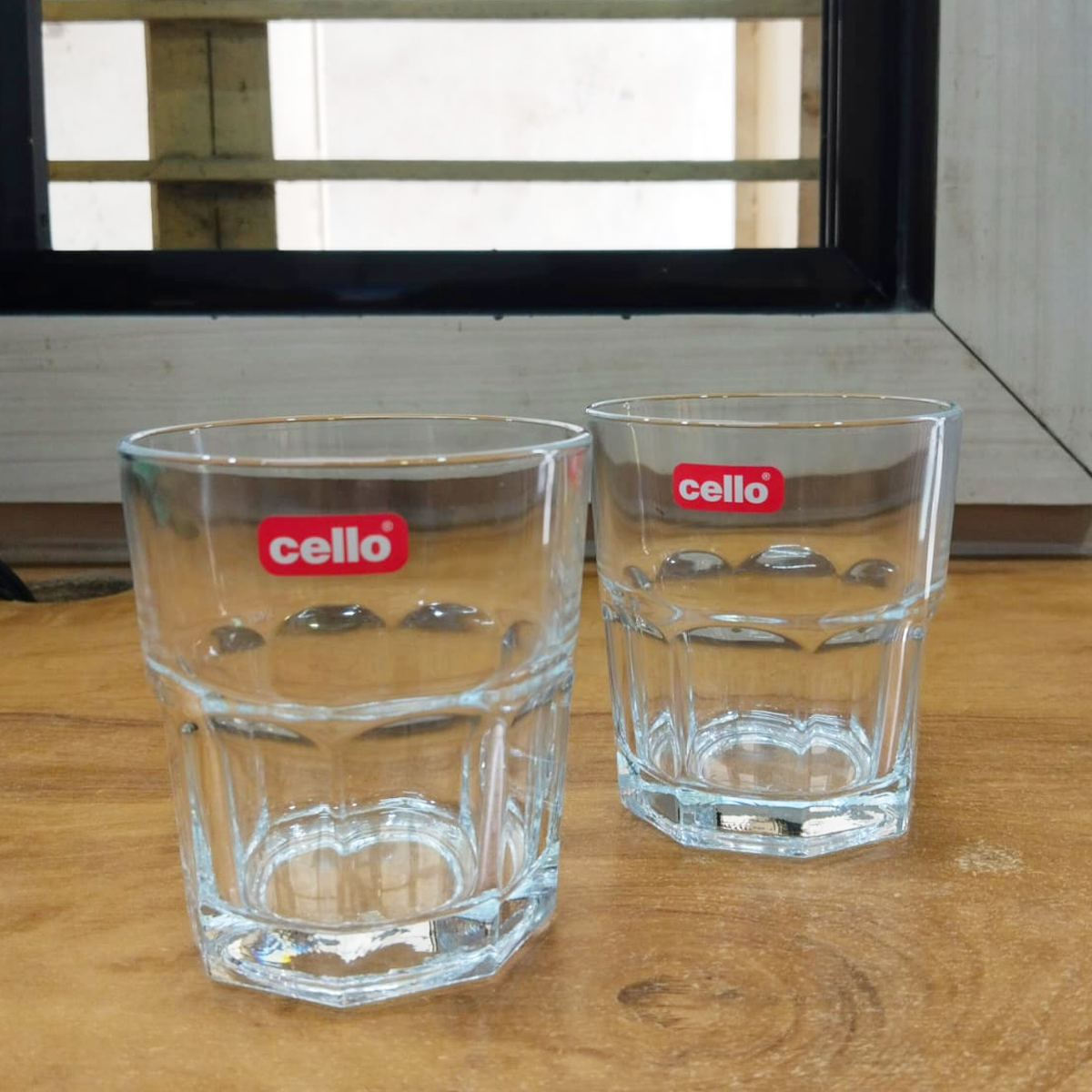 AM5698	cello bello rock Glass  tumbler 300ml -6pcs set