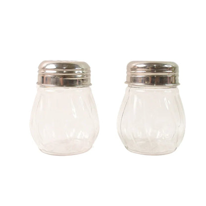 11656 Apex Oregano & Chilli Flakes Dispenser Set – 2 Pcs Plastic Spice Shaker with Stainless Steel Lid