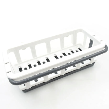 8788 Multipurpose Platic Hanging Drain Rack With Adhesive Hook for Kitchen and Bathroom Dishcloth Holders Basket Drying Tray Organizer