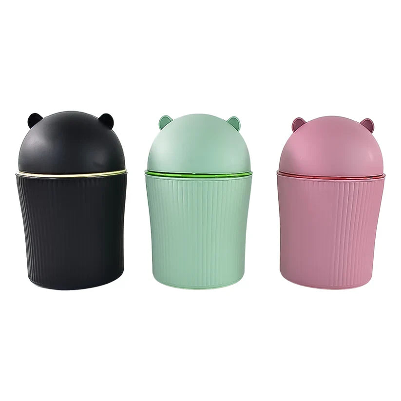 11680 Apex Mini Tabletop Dustbin (1 Pc / 1200 ML / Mix Color)