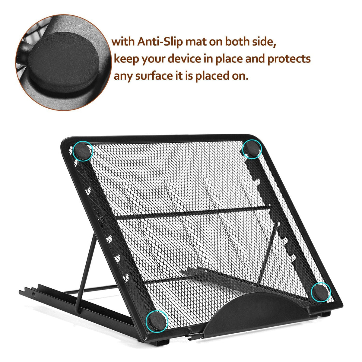 3371 Multifunctional 7 Angle Points Foldable Metal Stand Light Box Pad Stand for DIY 5D Diamond Painting Light Pad and A4 LED Light Pad Board Tablet and Book Reading Rack
