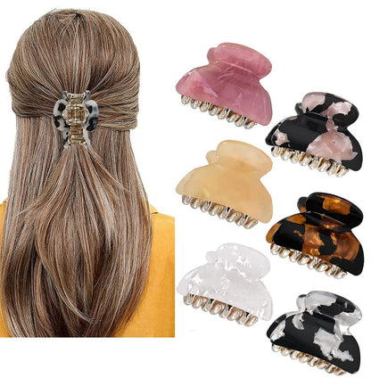 AM1020 Acrylic Hair Claw Clips for Girls & Women - 1 Pcs