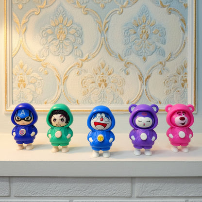 AM5588 Face Changing Doll Toy with Keyring (1 Pc / Mix Color)