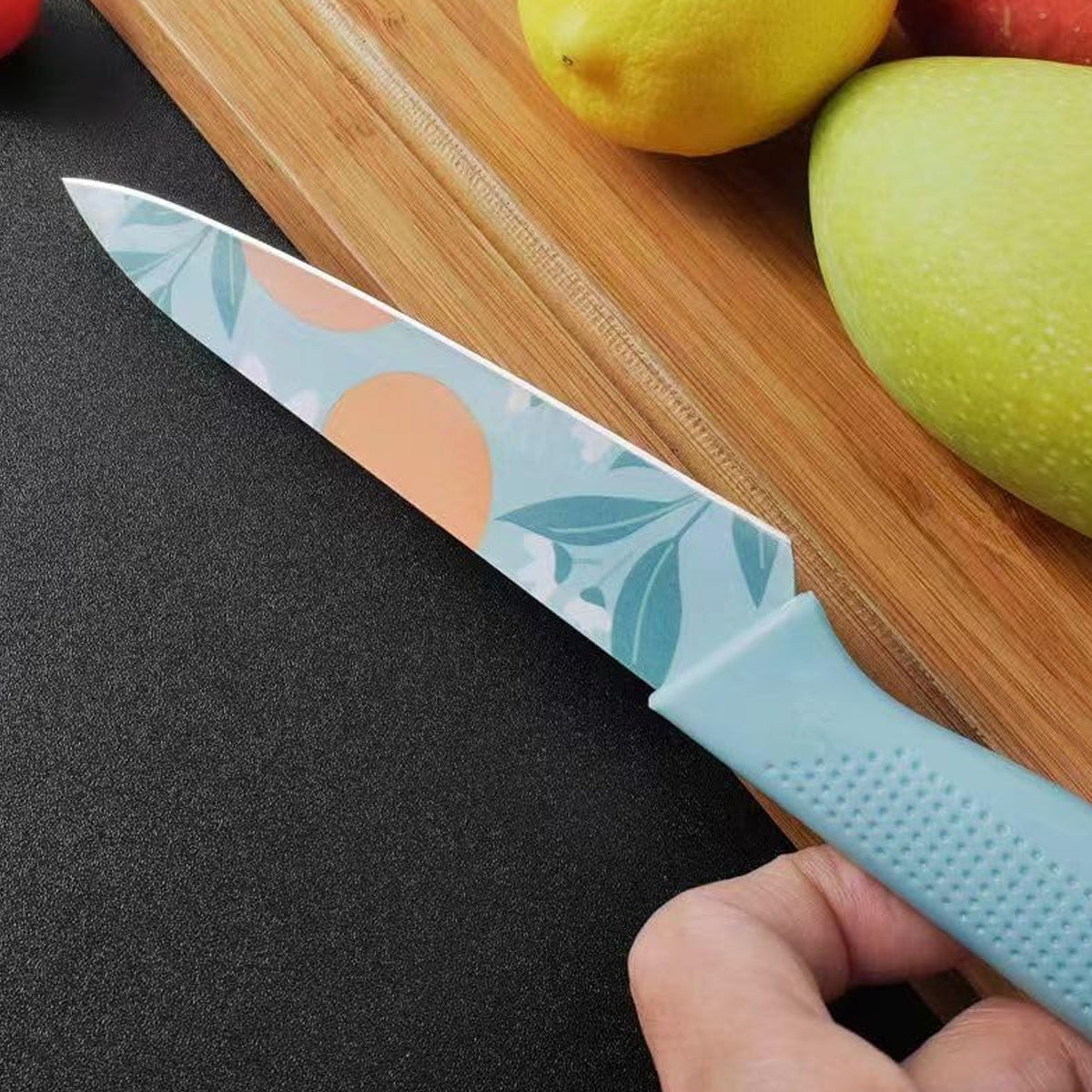 AM5669 Stainless Steel Small Knife Color Printed , Chef's & Cleaver Kitchen Knife