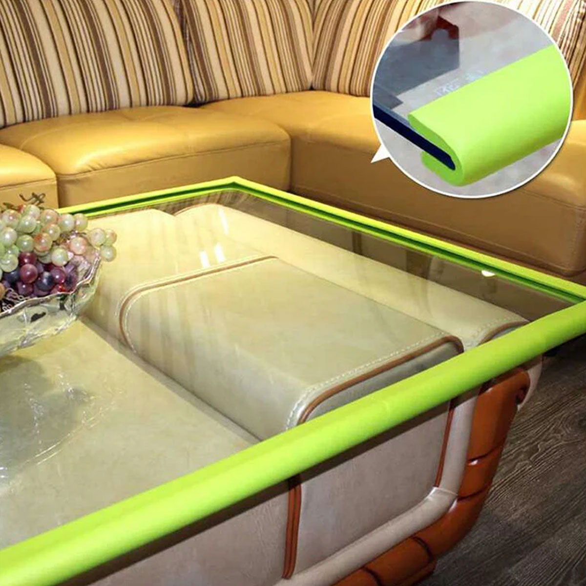 AM6771 Corner Edge Protector – Soft Rubber Baby Safety Bumper Guard (2 Mtr)
