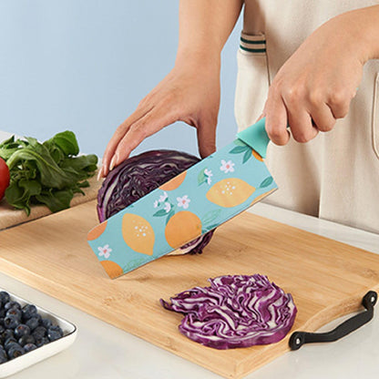 AM5667 Stainless Steel Large Knife Color Printed , Chef's & Cleaver Kitchen Knife