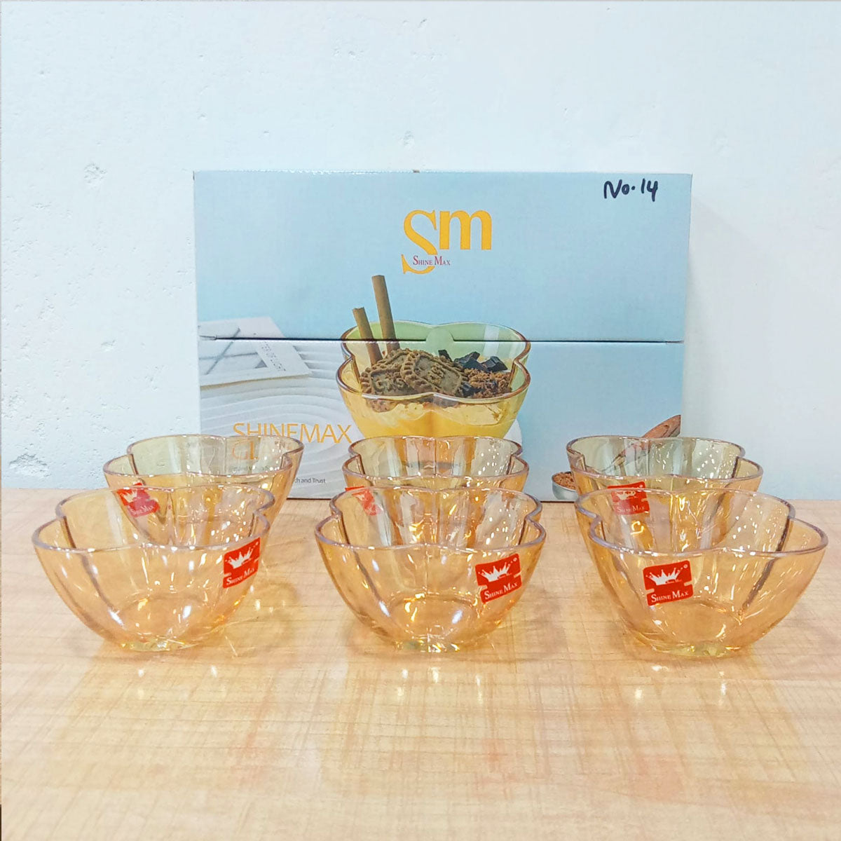 AM5968 Shibe max Ice Cream Bowls - Set of 6, 160 ml Each