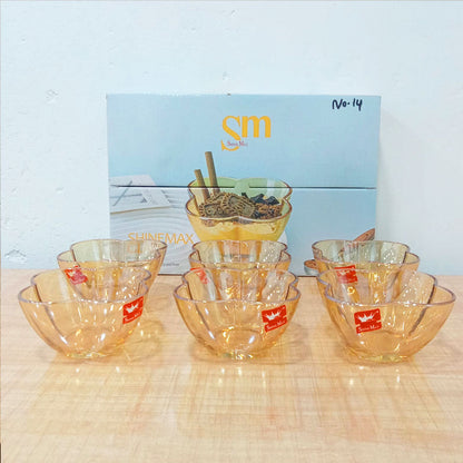 AM5968 Shibe max Ice Cream Bowls - Set of 6, 160 ml Each