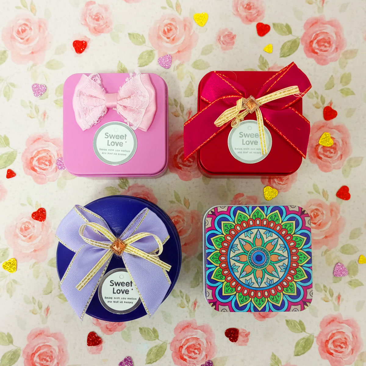 AM5920 Multi-Design Sweet Love Decorative Small Gift Box (Pack of 1 pc)