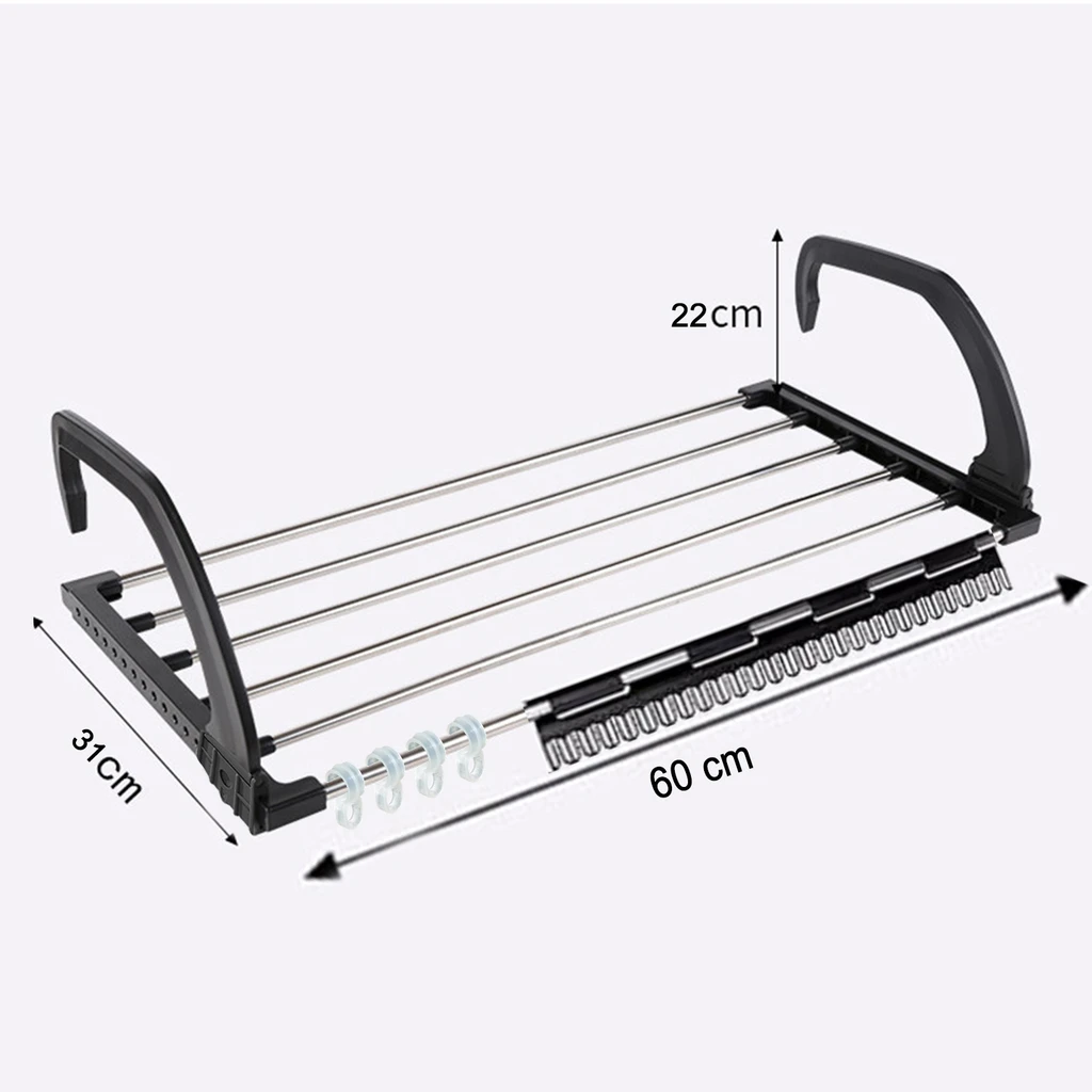 4649 Adjustable Folding Clothes Steel Drying Racks Hanger