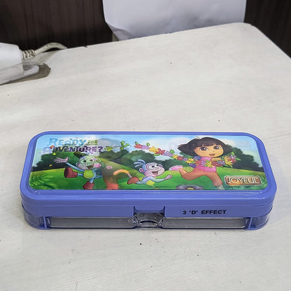 AM5537 Joyful Caliber 3D Theme Pencil Box with Stationary Kit
