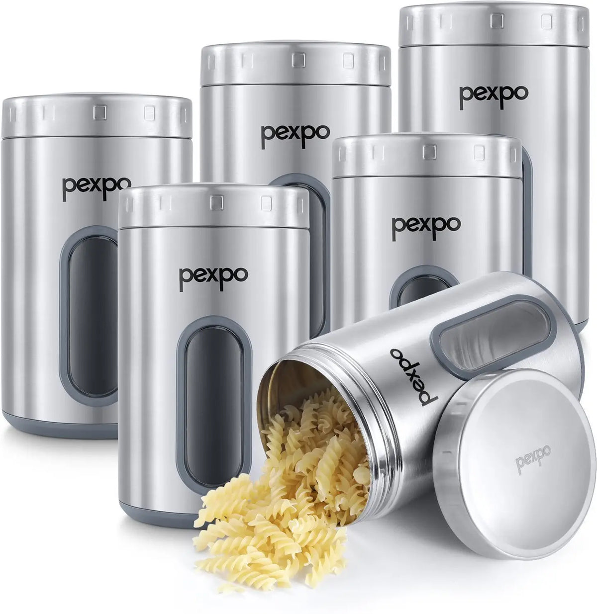 AM6821 Round Freshmate Stainless Steel Storage Container, 2000ml
