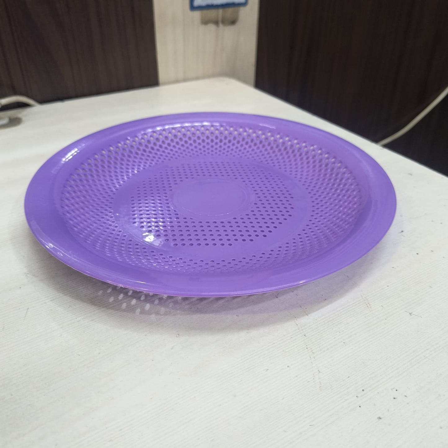 AM5293 Food Grade Plastic Tray (Roti Plate) 1 pc Multicolor
