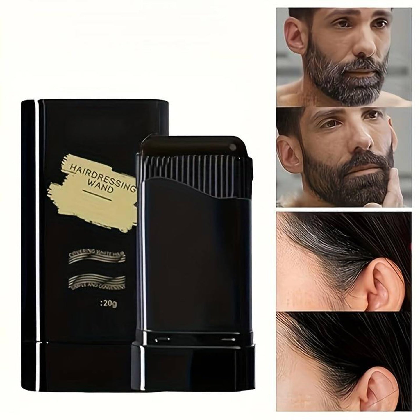 AM7217 Ehmznv Instant Root Touch-Up Hairdressing Wand (Natural Black) – 20g