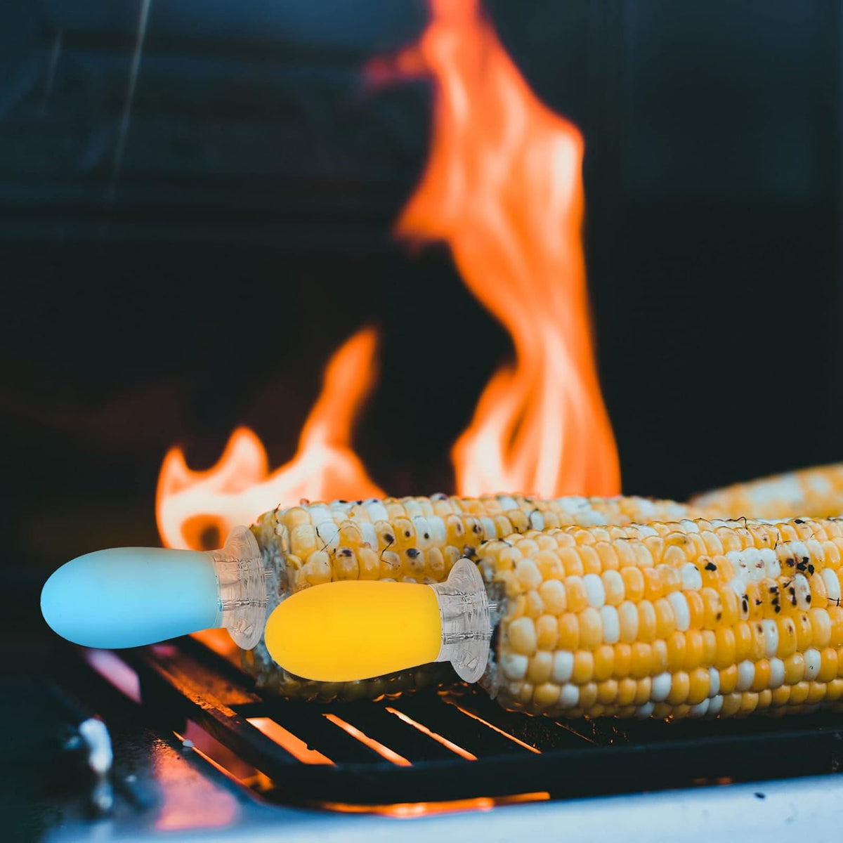 AM5590 Stainless Steel Corn Cob Holders Reusable 2pcs