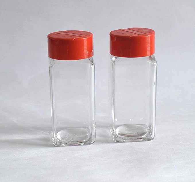AM6912 Salt & Pepper Glass Jar Spice Holder