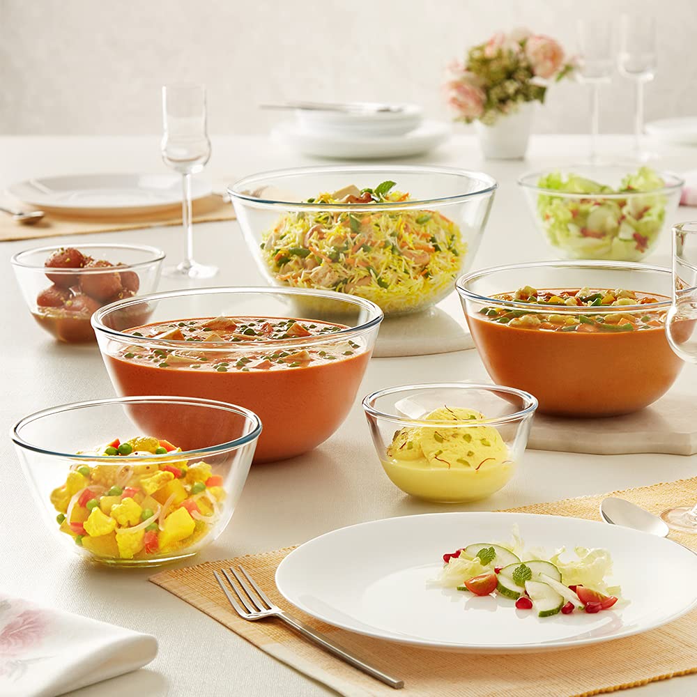 AM3687 Borosil 1.3L Serving & Mixing Bowl with Lid (IH22MB05213)