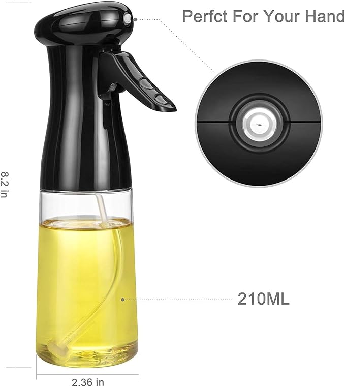 3089 Glass Oil Dispenser Spray Cooing Bottle