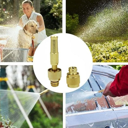 AM6922 Premium Solid Brass High-Pressure Water Spray Gun