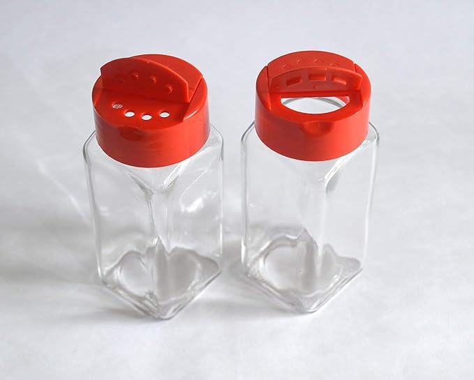 AM6912 Salt & Pepper Glass Jar Spice Holder
