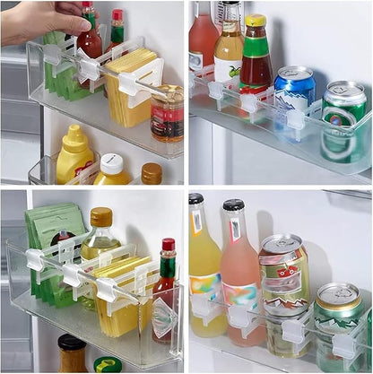 A07021 Refrigerator Internal Drawer Shelf Divider Clip [Pack Of 5pc]