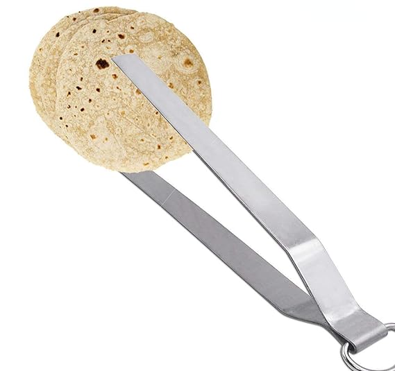 AM2344 Lion Stainless Steel Roti Chimta chapati Tong 1 Pcs No.3