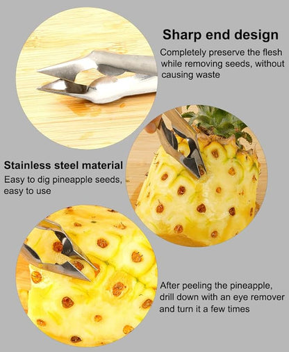 3155 Stainless Steel Pineapple Eye Remover Tool