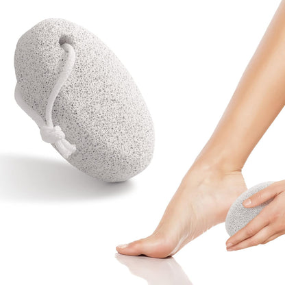 AM7631 Natural Oval Pumice Stone Exfoliator for Foot Care and Dead Skin Callus Removal