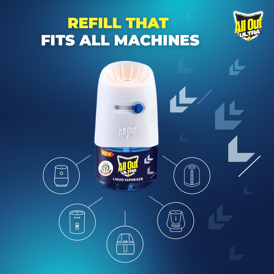 A06616 All Out Ultra Liquid Vaporizer, Machine + 1 Refill (45ml)
