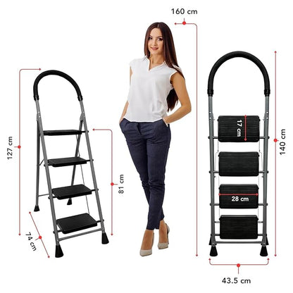 AM7012 Foldable 4 Step Ladder